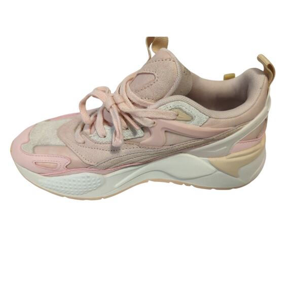 PUMA RS-X Lace Up 7 Sneakers Shoes Casual Multi Pink/White Peach - Picture 6 of 11